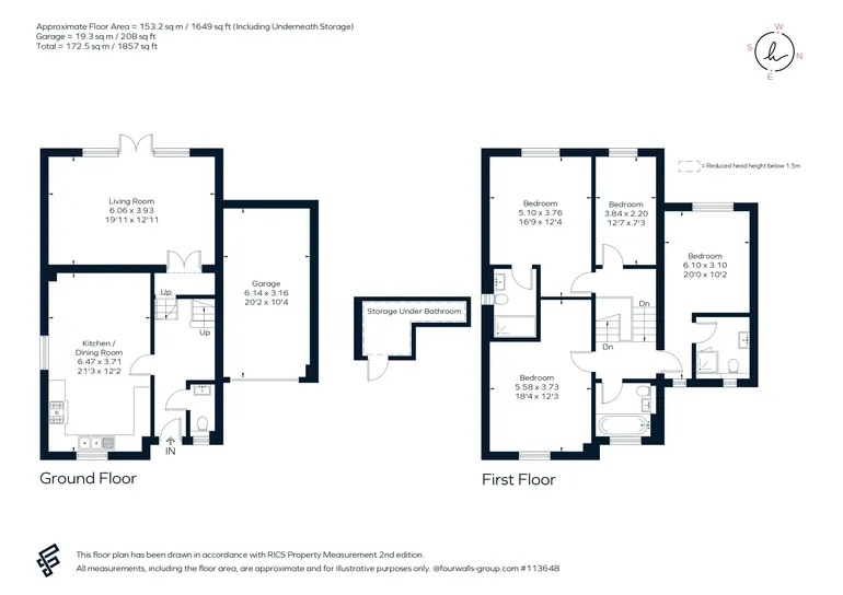 Floorplan 1 for Aubrey Villas, 50 Welcomes Road, Kenley, CR8