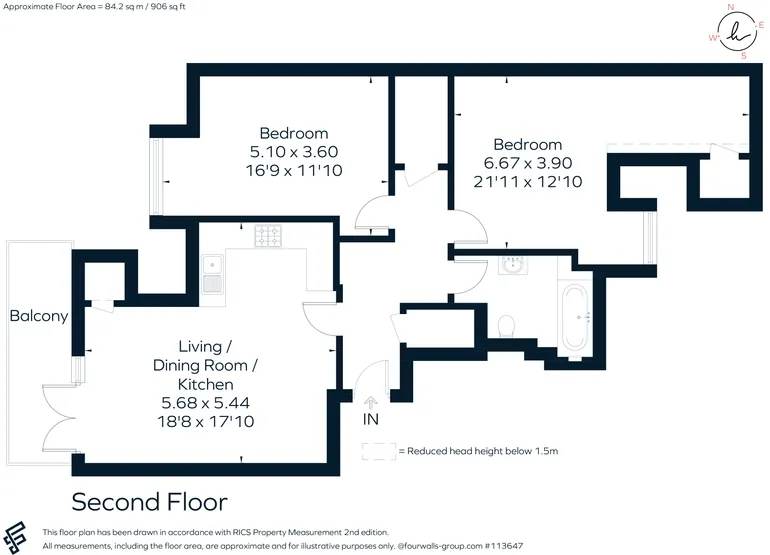 Floorplan 1 for Aubrey Villas, 50 Welcomes Road, Kenley, CR8
