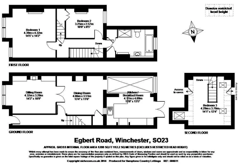 Floorplan 1 for Egbert Road Winchester SO23