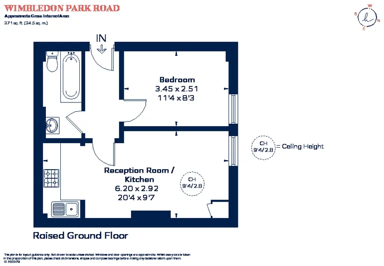 Floorplan 1 for Wimbledon Park Road London SW18