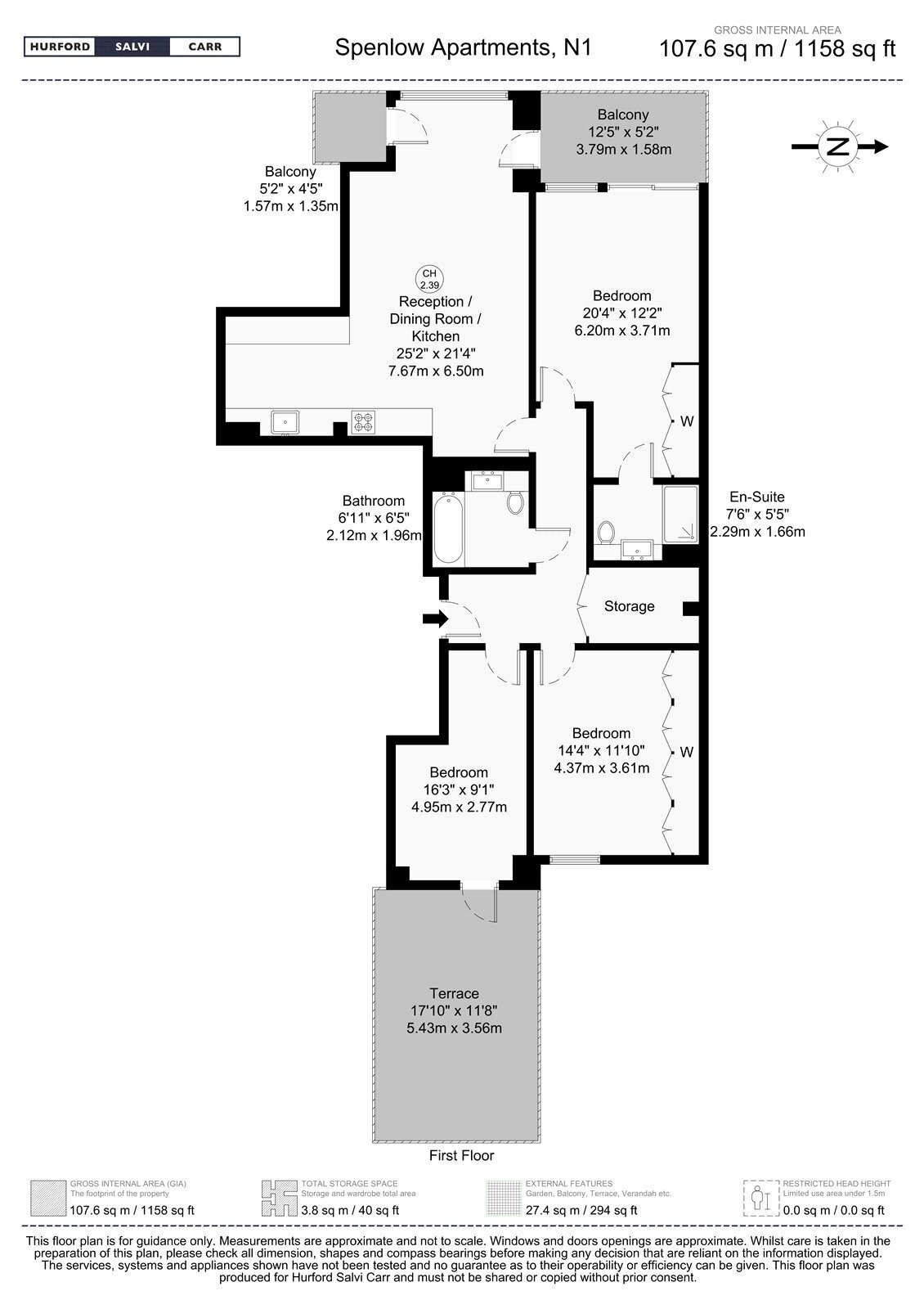 Spenlow Apartments, Wenlock Road, London,, N1 floorplan