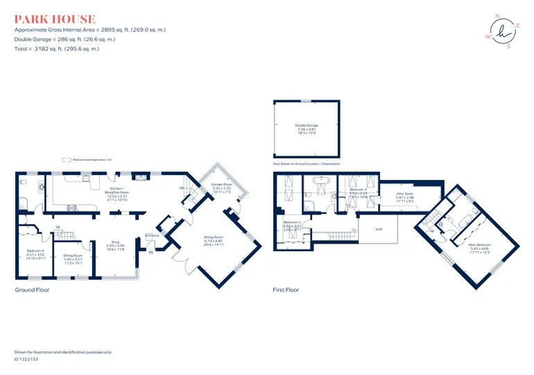 Floorplan 1 for Clopton House Gardens, Stratford-Upon-Avon, CV37