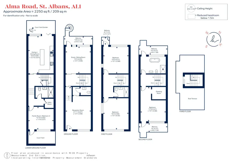 Floorplan 1 for Alma Road, St. Albans, AL1