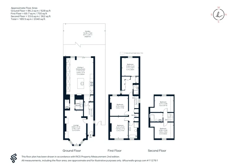Floorplan 1 for South Croxted Road, London, SE21