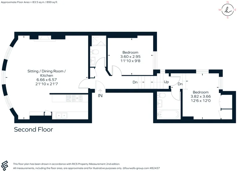 Floorplan 1 for Brunswick Square Hove BN3