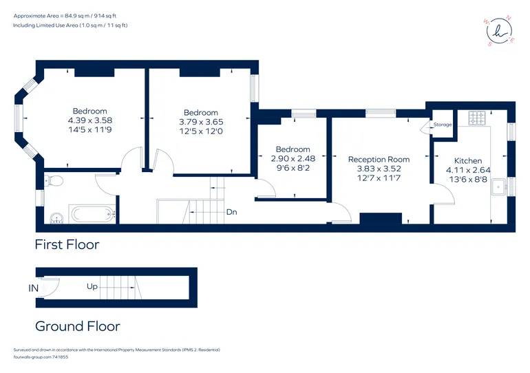 Floorplan 1 for Spezia Road London NW10