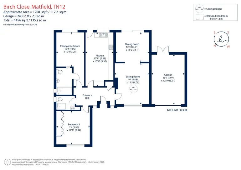 Floorplan 1 for Birch Close Matfield TN12
