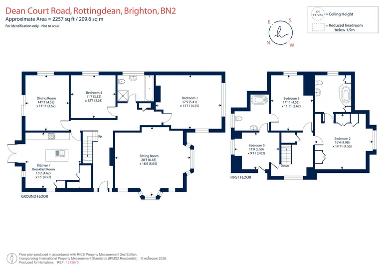 Floorplan 1 for Dean Court Road Brighton BN2