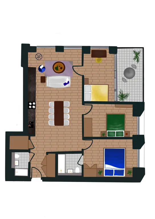 Floorplan 1 for Enclave KX, 101 Camley Street, Kings Cross, NW1