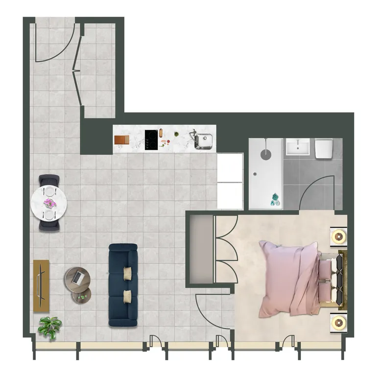 Floorplan 1 for The Mercian, 218 Broad St Birmingham B15