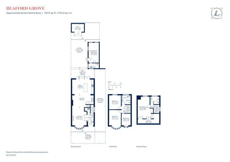 Floorplan 1 for Beaford Grove London SW20
