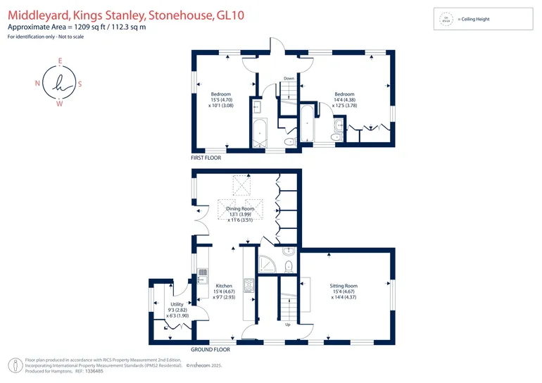 Floorplan 1 for Middleyard, Kings Stanley, GL10