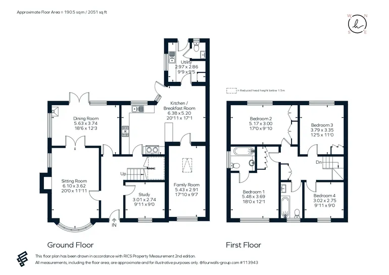 Floorplan 1 for Curtis Road, Alton, GU34