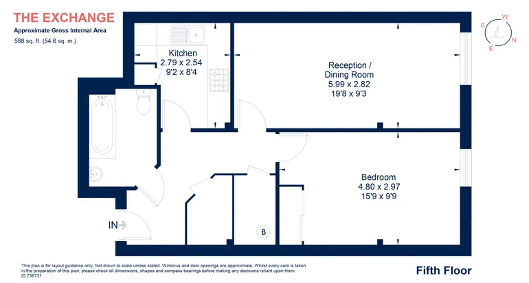 Floorplan 1 for Chapter Street, London, SW1P