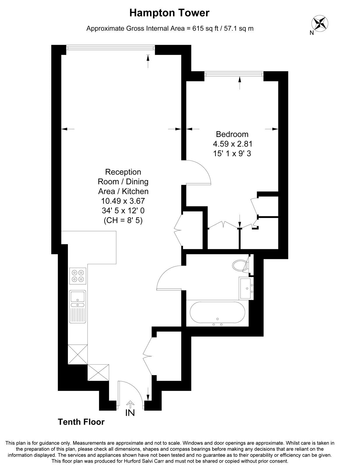 Marsh Wall, London, E14 floorplan