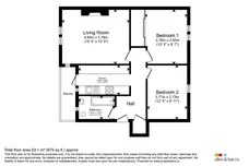 Kerrycroy Avenue, Glasgow floorplan 1 out of 1