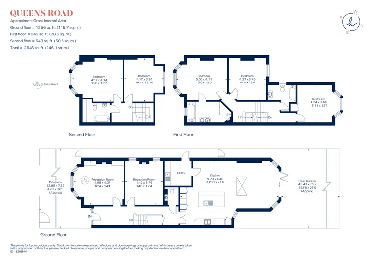 Floorplan 1 for Queens Road, London, SW19