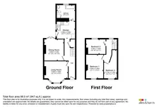 Oxford Street, Nantgarw, Cardiff floorplan 1 out of 1