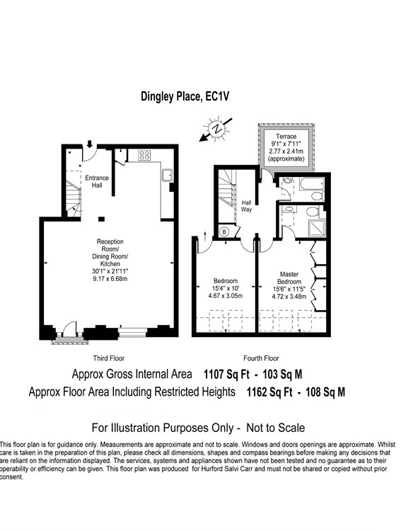 Dingley Place, London, EC1V floorplan