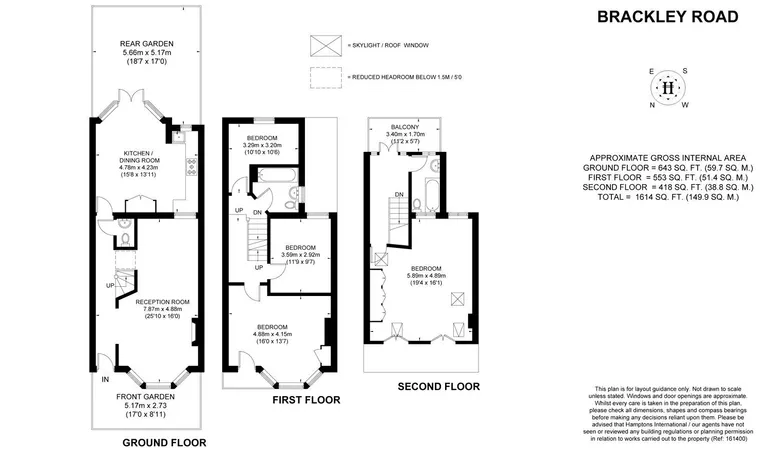 Floorplan 1 for Brackley Road, London, W4