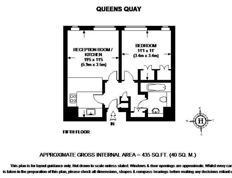 Floorplan 1 for Upper Thames Street London EC4V