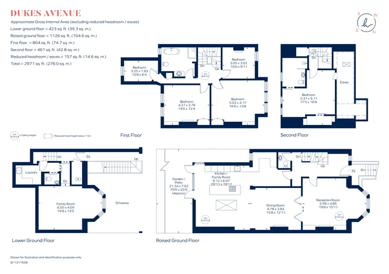 Floorplan 1 for Dukes Avenue, London, N10