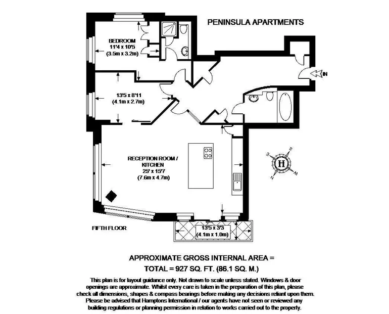 Floorplan 1 for Praed Street Paddington W2