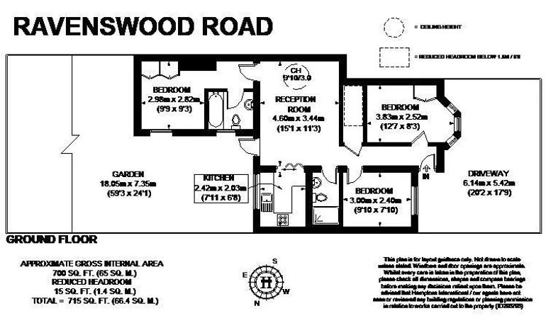Floorplan 1 for Ravenswood Road London SW12