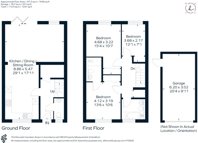 Floorplan 1 for Buzzard Close Stratford-upon-Avon CV37