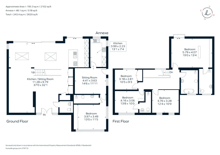 Floorplan 1 for The Fairways Leamington Spa CV32