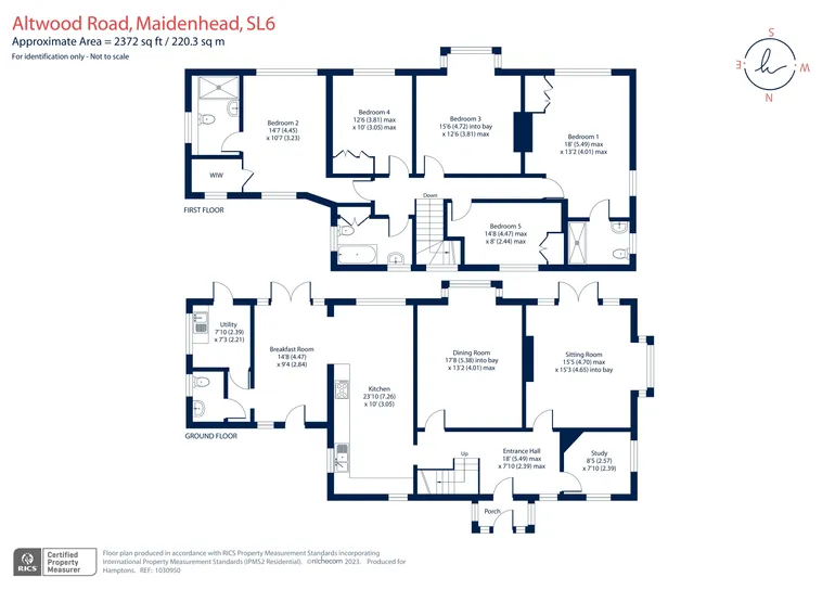Floorplan 1 for Altwood Road Maidenhead SL6