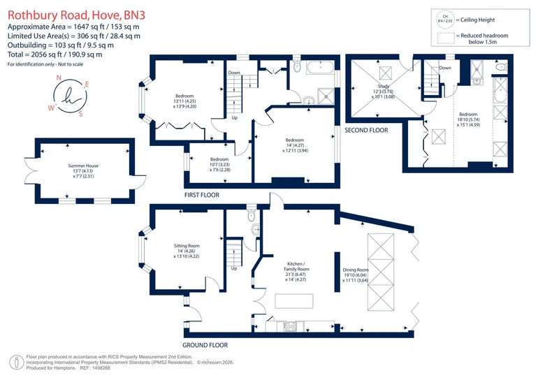 Floorplan 1 for Rothbury Road, Hove, BN3