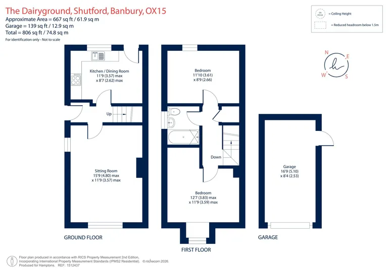 Floorplan 1 for The Dairyground, Shutford, OX15
