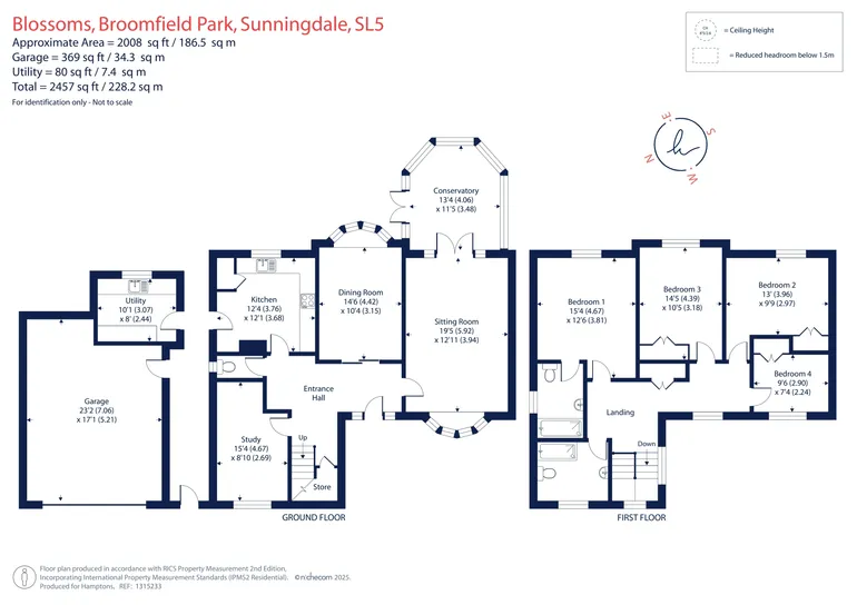 Floorplan 1 for Broomfield Park, Ascot, SL5