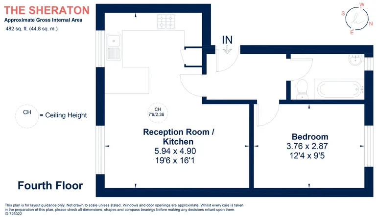 Floorplan 1 for St. Mark's Hill KT6