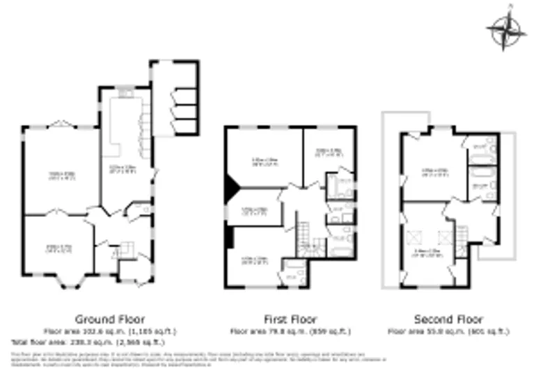 Floorplan 1 for Bulstrode Way Gerrards Cross SL9