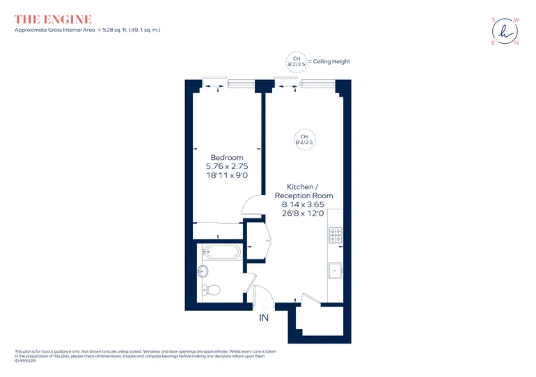 Floorplan 1 for Coppermaker Square, Cherry Park Lane London E20