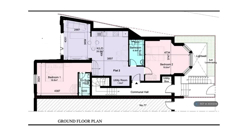 Floorplan 1 for Ridge Road London N8