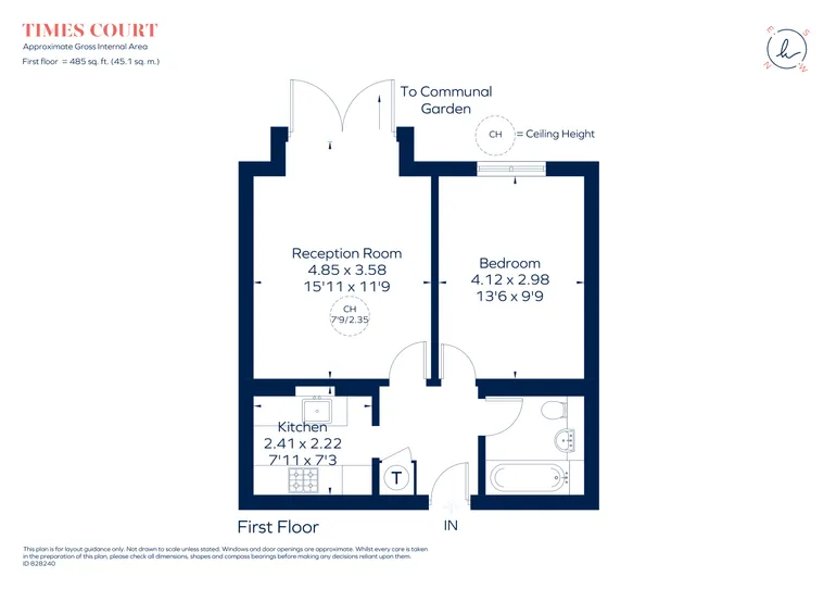 Floorplan 1 for Ravensbury Road London SW18