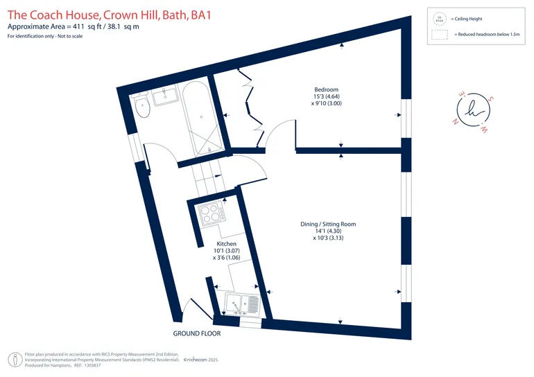 Floorplan 1 for 4 Crown Hill Weston BA1