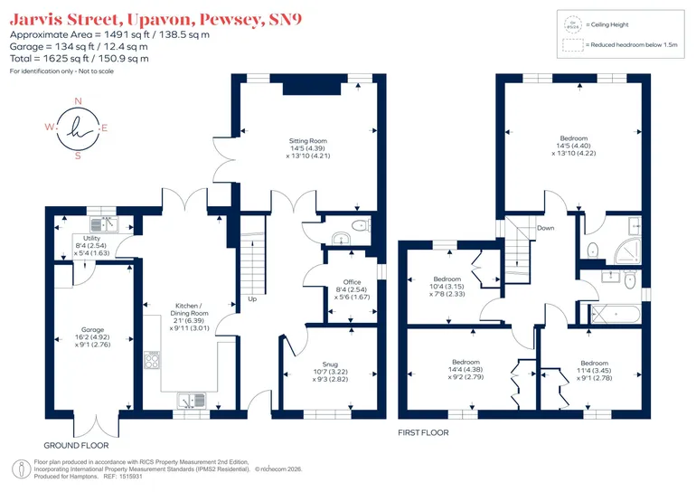 Floorplan 1 for Jarvis Street, Upavon, SN9