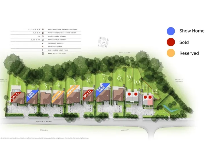 Floorplan 2 for Oakland Grove Ridgley Road, Godalming, GU8