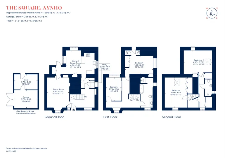 Floorplan 1 for The Square, Aynho, OX17