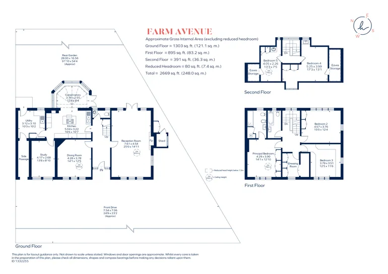 Floorplan 1 for Farm Avenue, London, NW2