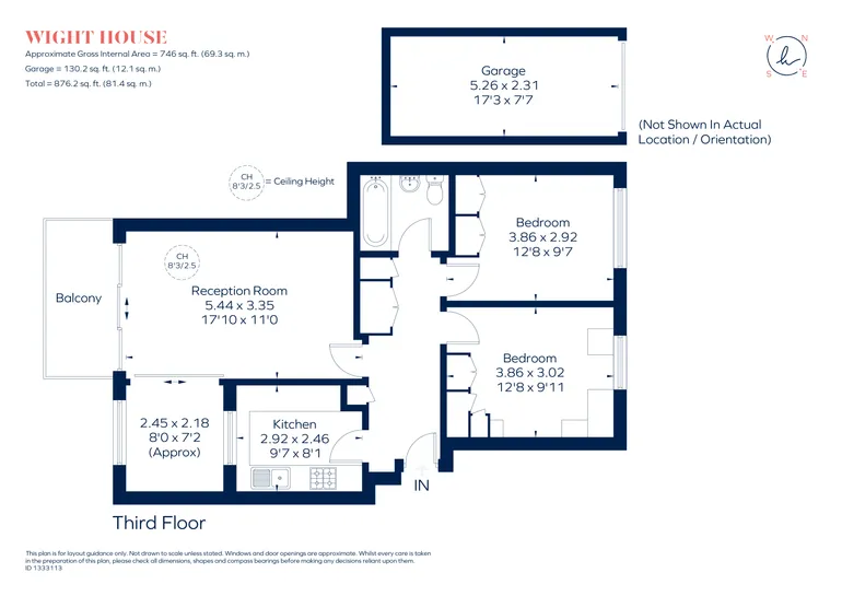 Floorplan 1 for Portsmouth Road, Kingston Upon Thames, KT1