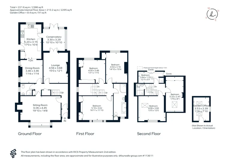 Floorplan 1 for Hove Park Villas, Hove, BN3