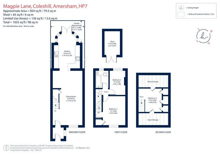 Floorplan 1 for Crosspath Cottages Magpie Lane HP7