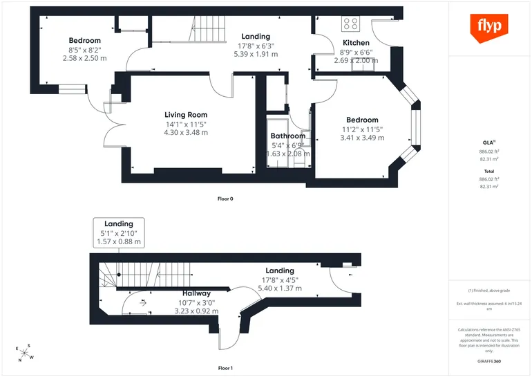 Floorplan 1 for Hatherley Grove, London, W2