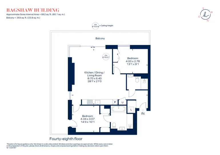 Floorplan 1 for Wards Place, London, E14