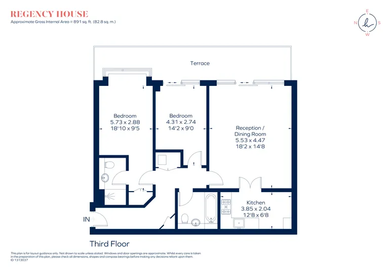 Floorplan 1 for Imperial Wharf, London, SW6